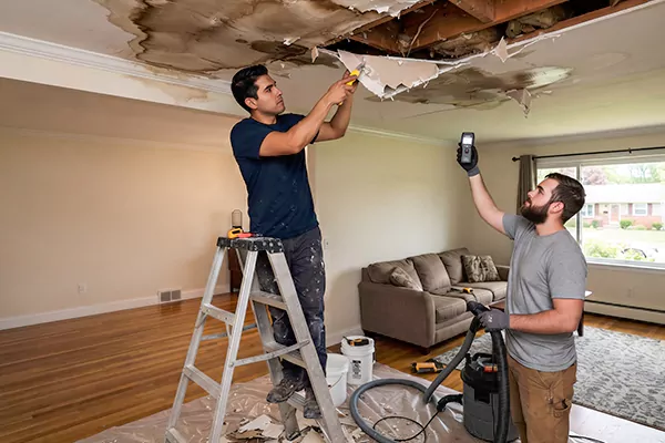 Ceiling Water Damage Restoration Seattle