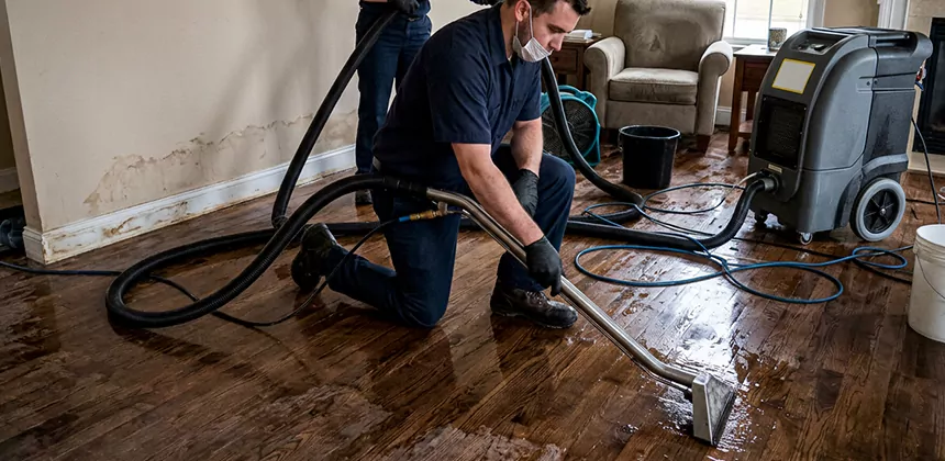 Hardwood Floor Water Extraction in Seattle